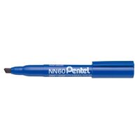 Marker Pentel NN60C Green Label Permanent Chisel Point Blue Box 12