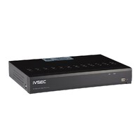 IVSEC NR3082X NVR 8 CHANNELS 12MP 8 x PoE PORTS 2 BAYS H265 4K HDMI IVS