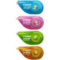 Correction Tape Osmer Mouse Sidewinder 6M x 5mm OCT600B Pack 10 Assorted colours