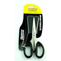 Scissors Osmer Titanium Coated 160mm Black Handle OS160