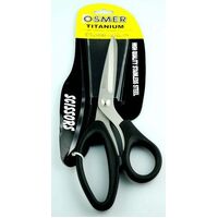 Scissors Osmer Titanium Black Offset Handle 216mm OS200B