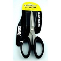 Scissors Osmer Titanium Black Straight Handle 216mm OS200S