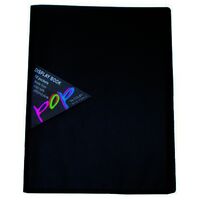 Display Book A4 Colby 10 Pocket Pop P248A Black