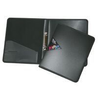 Binder Colby Pop P82A Edged 2 Ring Translucent Black 