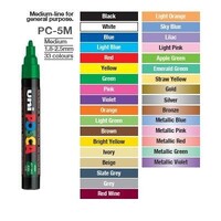 Marker Uni POSCA PC5M Bullet Point 2.5mm Line Bronze