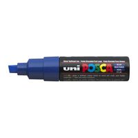 Marker Uni POSCA PC8K Chisel Point 8mm Line Dark Blue