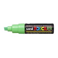 Marker Uni POSCA PC8K Chisel Point 8mm Line Fluoro Green