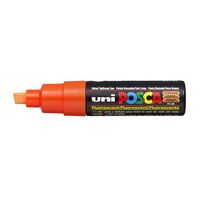 Marker Uni POSCA PC8K Chisel Point 8mm Line Fluoro Orange