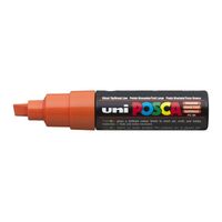 Marker Uni POSCA PC8K Chisel Point 8mm Line Orange