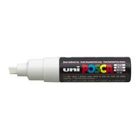 Marker Uni POSCA PC8K Chisel Point 8mm Line White