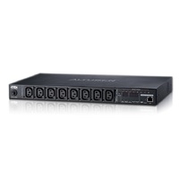 ATEN 8 PORT 1U 16A SMART PDU, 7XC13 + 1XC19 OUTLETS 2YR