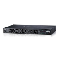 ATEN 8 PORT 1U 16A SMART PDU, 7XC13 + 1XC19 OUTLETS 2YR