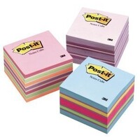 Post It Note 3M 2056RC Assorted Ribbon Candy Memo Cubes 73 x 73mm 470 Sheet