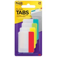 Post It Tab 3M 686 ALYR Durable Tabs 2 inch x 1.5 inch Hangsell pack 24 