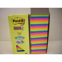 Post It Note 3m 654 24SSAU CP Super Sticky Rio Collection Pack 