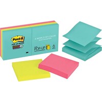 Post It Note 3M R330 6SSMIA Pop Up Refill Super Sticky 76 x 76mm Miami Pack 6