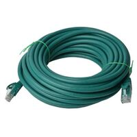 8Ware Cat6a UTP Ethernet Cable 15m Snagless Green