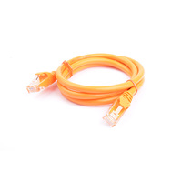 8Ware Cat6a UTP Ethernet Cable 1m Snagless Orange