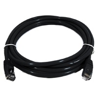 8Ware Cat6a UTP Ethernet Cable 2m Snagless Black