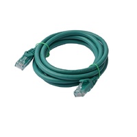 8Ware Cat6a UTP Ethernet Cable 2m Snagless Green