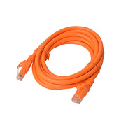 8Ware Cat6a UTP Ethernet Cable 2m Snagless Orange Suitable for networks running at 10Mbps, 100Mbps or 1000Mbp