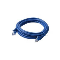 8Ware Cat6a UTP Ethernet Cable 3m Snagless Blue