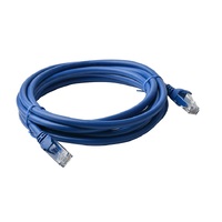 8Ware Cat6a UTP Ethernet Cable 5m Snagless Blue