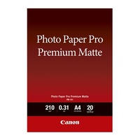 CANON PM101A4 20 SHEETS 210GSM PHOTO PAPER PRO PREMIUM MATTE SMOOTH TEXTURE