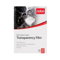 OHP Transparency Film Sheets for plain paper photocopiers Nobo PP100C.20 Pack of 20