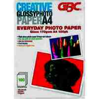 Photo Paper A4 GBC Creative Everyday 160gsm Glossy Pack 100