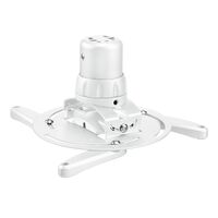 VOGELS PROJECTOR MOUNTS - FLAT SMALL WHITE SUPPORT - TURN & TILT 15KG