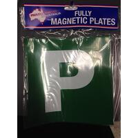 P Plates Green Victoria Pack 2 Magnetic PPMAGGNVIC