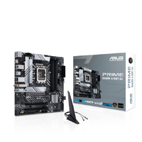 ASUS PRIME B660M-A WIFI D4 Intel LGA 1700 mATX Motherboard PCIe 4.0, 2xM.2, Intel 1Gb Ethernet, Intel WiFi 6, DP, 2xHDMI, USB-C. Aura Sync