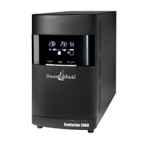 POWERSHIELD CENTURION UPS, 2000VA, 1800W, LCD, USB, C13(2), AU OUTLET(4), 10AMP, 2YR