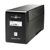 POWERSHIELD DEFENDER UPS, 650VA, 390W, 230V, LCD, AVR, USB, AU OUTLET(3), 2YR