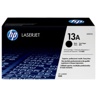 HP 13A BLACK TONER 2,500 PAGE YIELD FOR LJ 1300