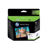 HP 28 PHOTO VALUE PACK GLOSSY 4X6.5 25SHEETS AP