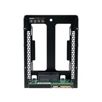 DRIVE ADAPTER - 2 X 2.5 TO 1 X 3.5 DRIVE BAY WITH RAID PC & NAS