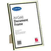 Certificate Document Frame A4 Carven Gold 