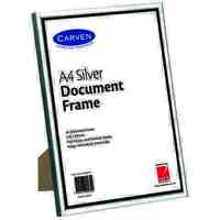 Certificate Document Frame A4 Carven Silver 