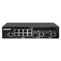 QNAP 8-PORT WEB MANAGED SWITCH, 10GbE SFP+/10GBASE-T(2), 2.5GbE(8), 2YR WTY