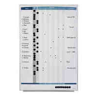 Quartet Matrix In Out Personnel Board 865 x 580mm QT33705 