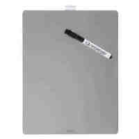 Whiteboard Tile Magnetic Quartet 216x280mm Silver 