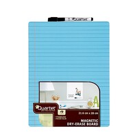Whiteboard Tile Magnetic Quartet 216x280mm Ruled Blue