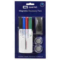 Whiteboard Magnetic Accessory Pack Quartet Cup Markers Eraser 