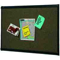 Corkboard Prestige Graphite Quartet 1800 x 1200mm QTB247G PICK UP ONLY