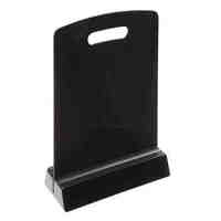 Chalkboard Quartet Menu Double Sided with Oak Tray Stand and Handle A5 21cm x 15cm 