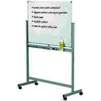 Whiteboard Penrite Premium Pivoting Mobile 1200mm x 900mm QTMWP1209