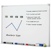 Whiteboard Penrite Premium Magnetic 900mm x 600mm PWPI0906
