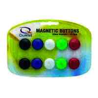 Whiteboard Magnetic Button Quartet 20mm Assorted Pack 10